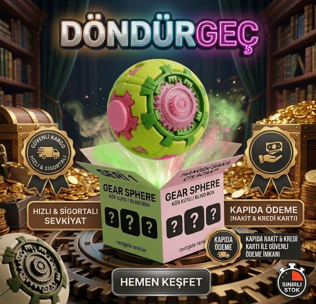 Döndürgeç Sürpriz Kutu - Yeni Nesil Fidget Odaklanma Oyuncağı Rastgele Sürpriz Renk (Blind Box)