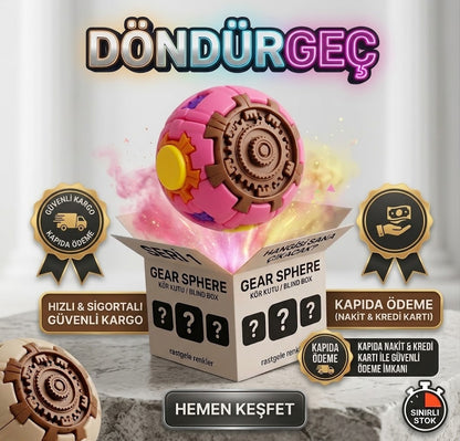 Döndürgeç Sürpriz Kutu - Yeni Nesil Fidget Odaklanma Oyuncağı Rastgele Sürpriz Renk (Blind Box)